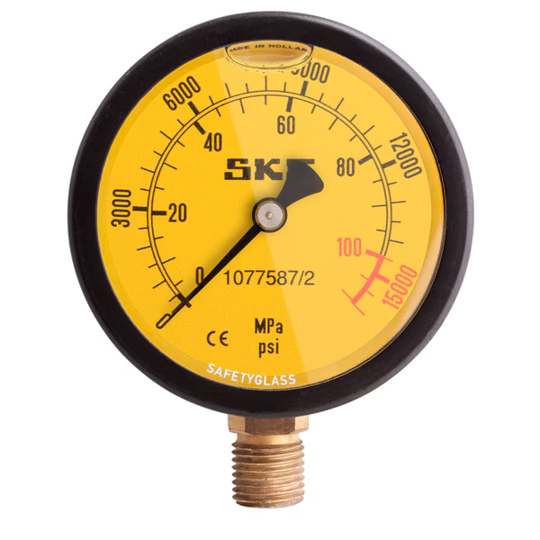 Buy SKF 1077587/2 Pressure Gauge - 0-100 MPa (0-14, 500 psi) dia 69 mm (2.72in)