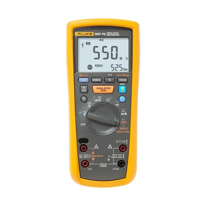 Fluke 1587 FC True-RMS Megohmmeter/Insulation Resistance Tester and Multimeter