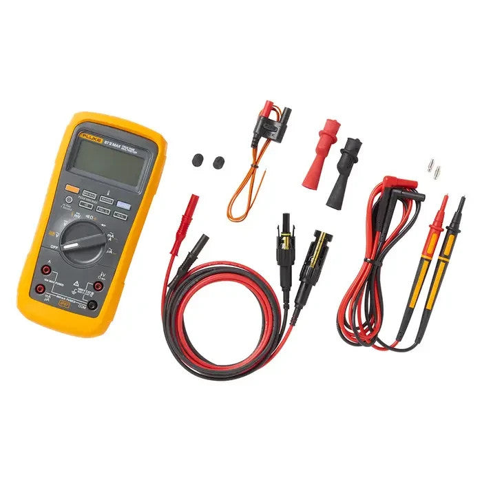 Fluke 87VMAX-PVLEAD1 Solar kit with 87V-Max Multimeter and test leads