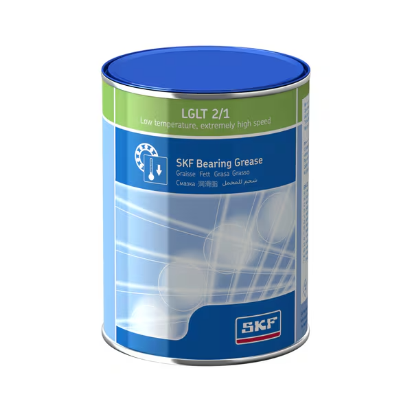 SKF LGLT 2/1 Low temperature, extremely high speed bearing grease (Case of 6)